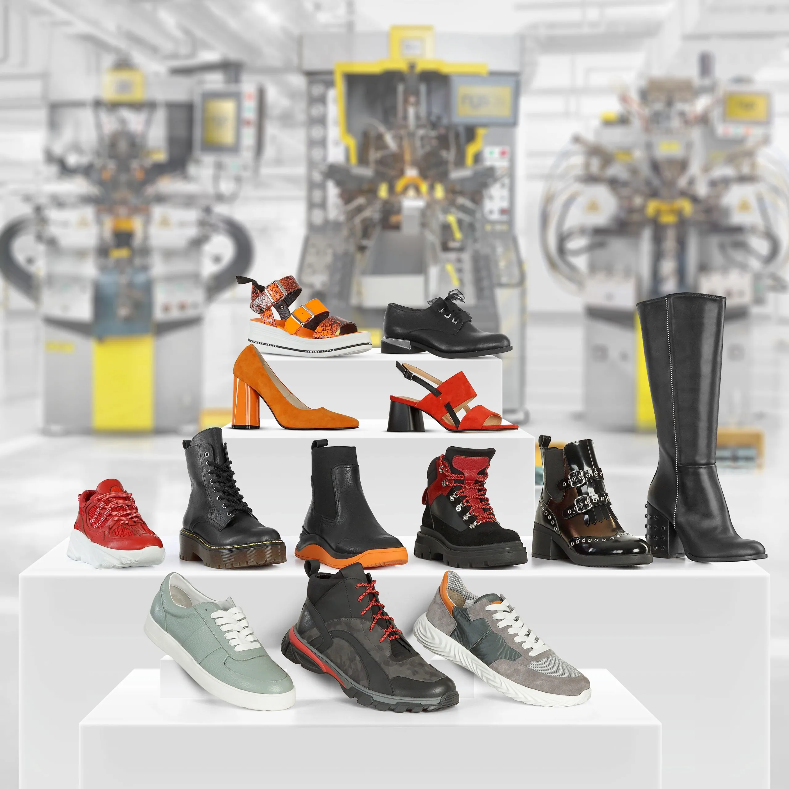 Shoe manufacturing equipment